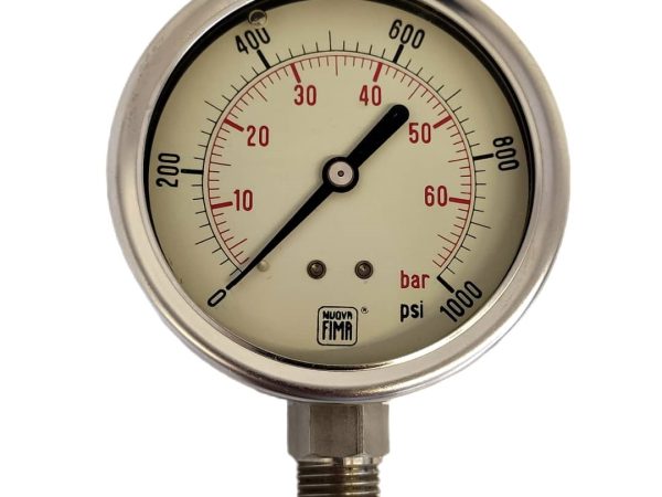 گیج فشار نووا فیما 60-0 بار صفحه 6 سانتی متر در فروشگاه تجهیزات ابزار دقیق فارس کنترل