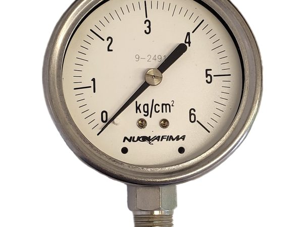 گیج فشار نووا فیما 6-0 کیلوگرم بر سانتی متر مربع(بار) صفحه 6 سانتی متر در فروشگاه تجهیزات ابزار دقیق فارس کنترل