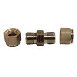 مهره ماسوره (Union) برند پی کی لوک (PK-LOK) سایز 3/8 اینچ (OD)