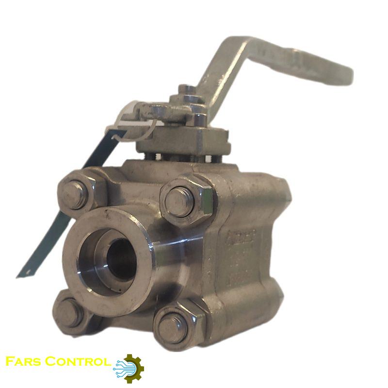 شیر توپی (Ball Valve) کلاس 800 برند ممیت (Memit) سایز 1/2 اینچ